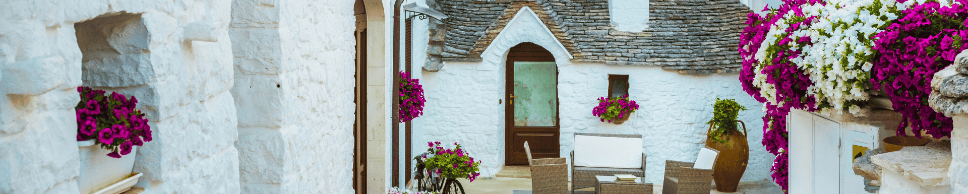 Trulli huizen in Alberobello