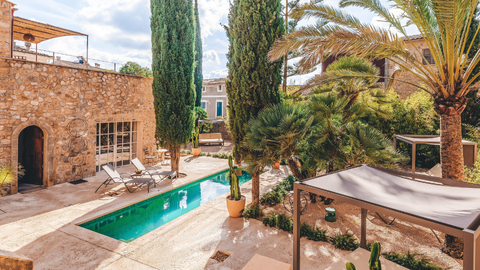 Prachtig boutique hotel met een mooie groenachtige tuin